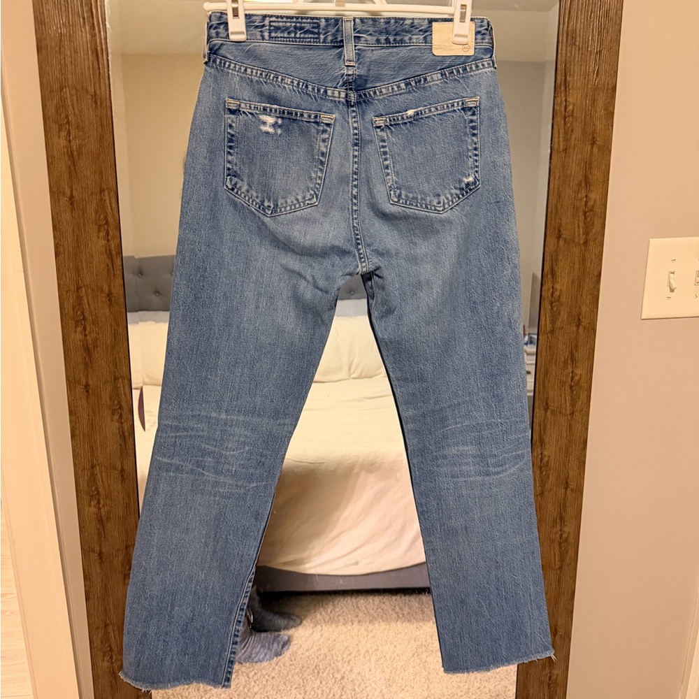 AG Adriano Goldschmied Distressed Blue Jeans - Picture 2 of 6